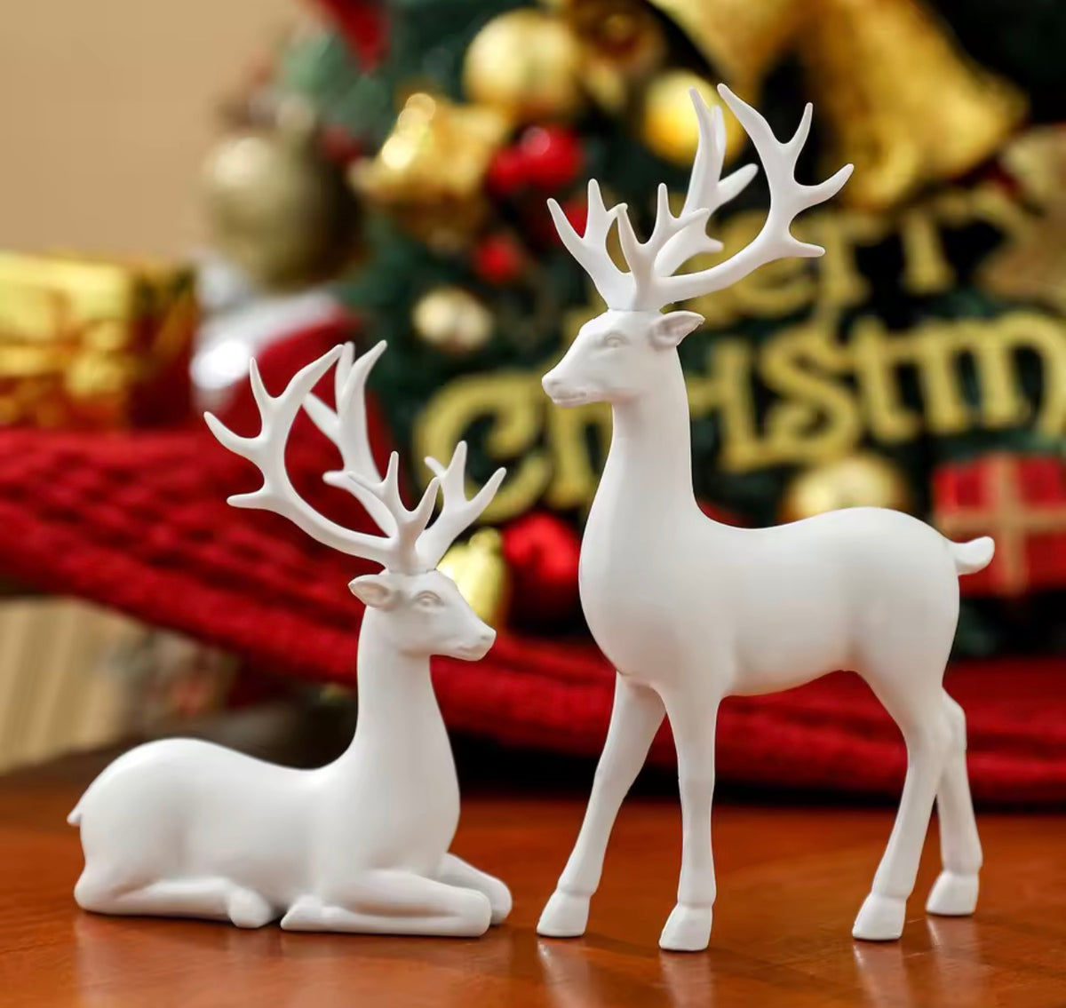 Nordic Christmas Reindeer Duo