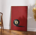 Lucky 8 Ball Statement Print