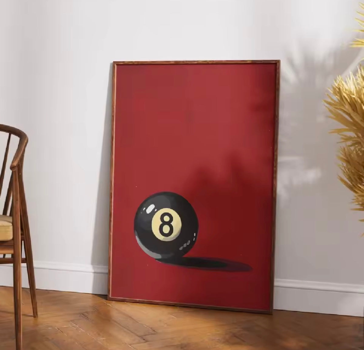 Lucky 8 Ball Statement Print