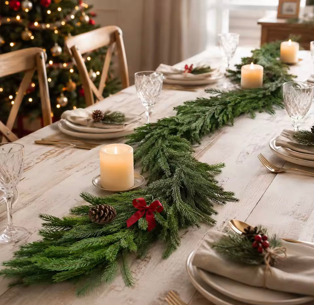 Christmas Greenery Garland – 180cm