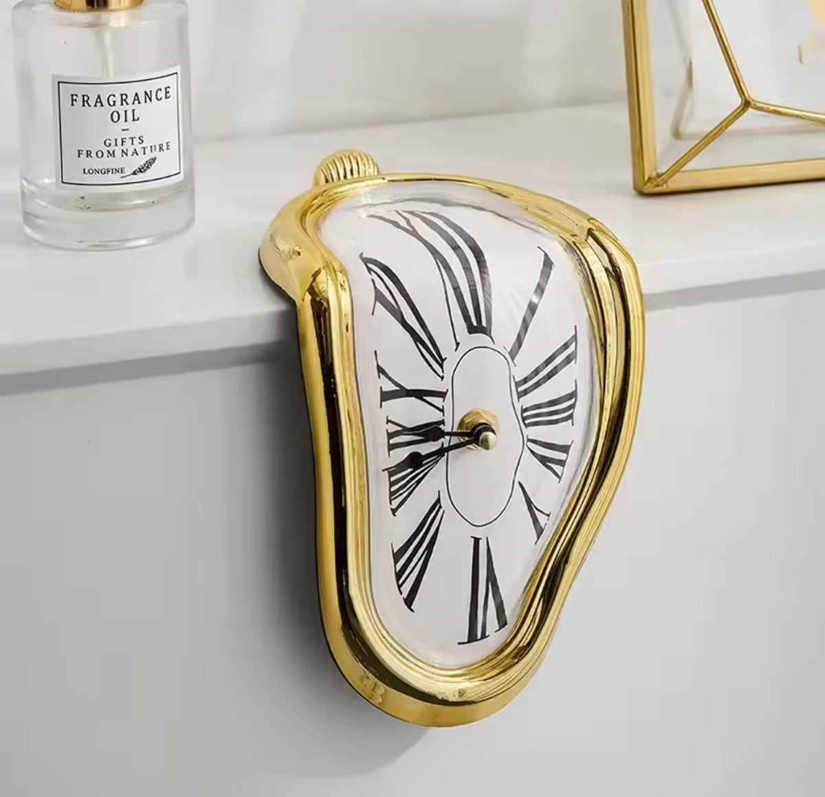 Melting Clock Shelf Decor